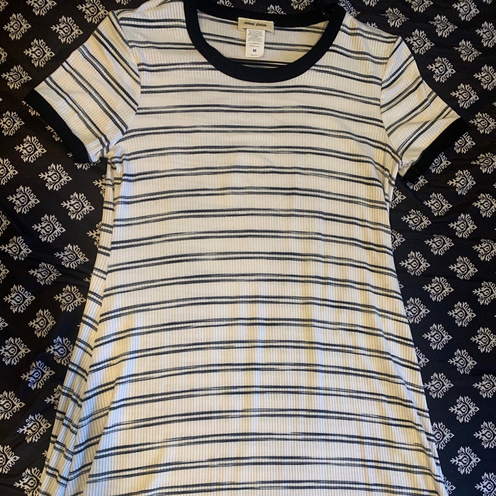 Striped T Shirt Dress